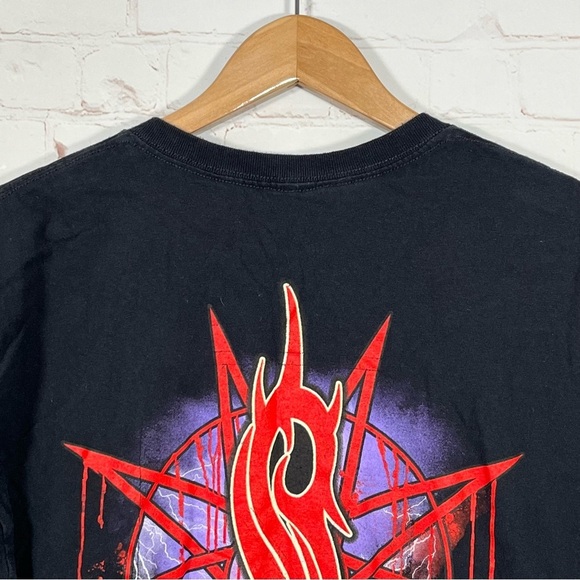 Slipknot T-Shirt The Devil In I VHS Band Mens Large Rap Metal Rock Band Horror - Picture 7 of 7